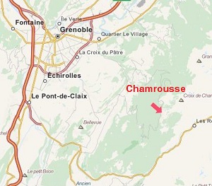 Chamrousse map